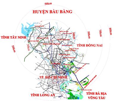 Quy hoạch các tuyến giao thông trọng điểm của Huyện Bàu Bàng