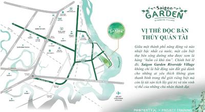 Đánh giá vị trí biệt thự vườn Saigon Garden Riverside Village Quận 9