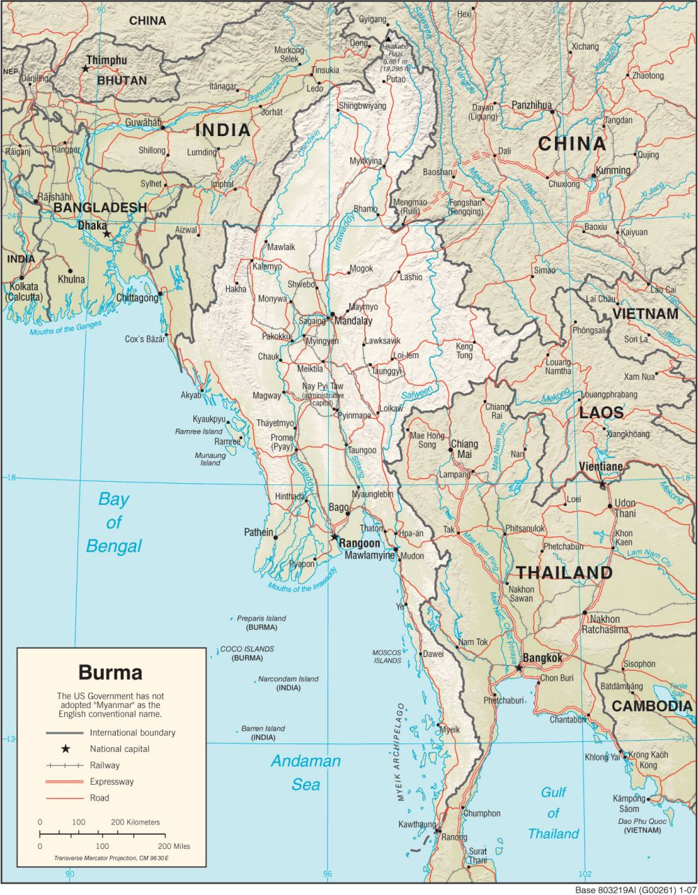 Bản đồ đất nước Myanmar khổ lớn phóng to năm 2023 – Invert.vn