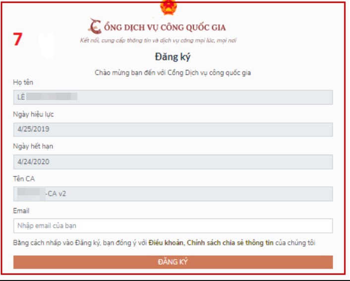 Đăng nhập bằng SIM ký số
