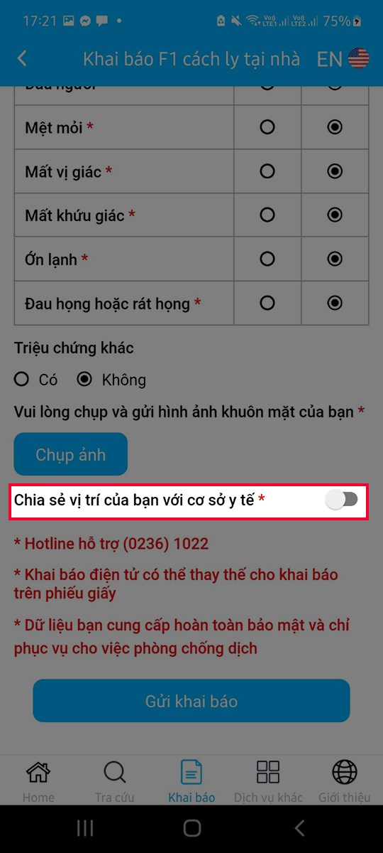 Gạt sang phải để chia sẻ vị trí hiện tại của bạn Gạt sang phải để chia sẻ vị trí hiện tại của bạn