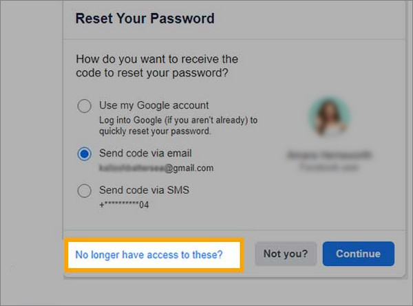Ấn chọn No longer have access to this