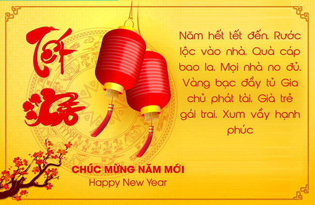Thiệp chúc tết đẹp
