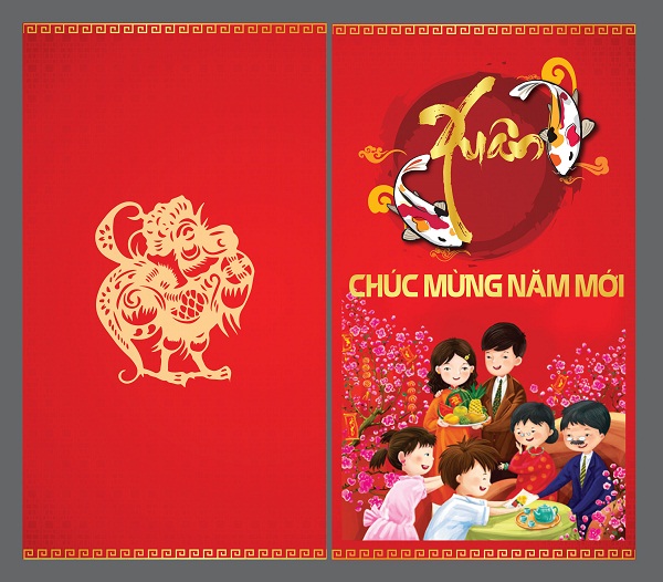 Thiệp chúc mừng năm mới 2018