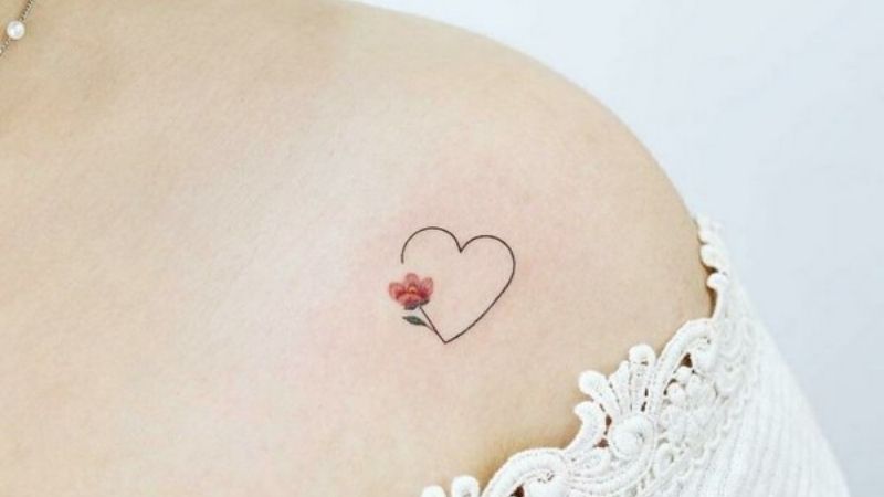 Hình xăm trái tim với ý nghĩa mang lại tình yêu đôi lứa