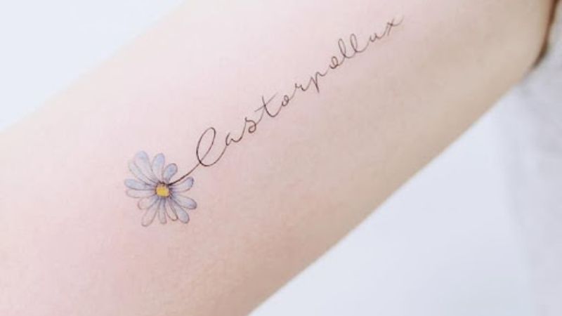 Hình xăm chữ Castor Pollux cho cung Song Tử với ý nghĩa mang lại là 1 câu chuyện cảm động