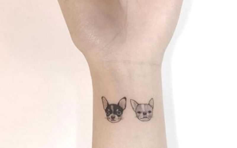 Hình xăm dễ thương thể hiện tình yêu đối với thú cưng 