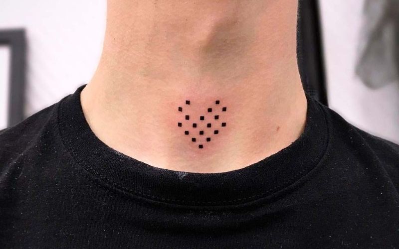 Hình xăm trái tim độc đáo đẹp ở nam giới mang lại tình yêu của bạn dành cho cuộc sống