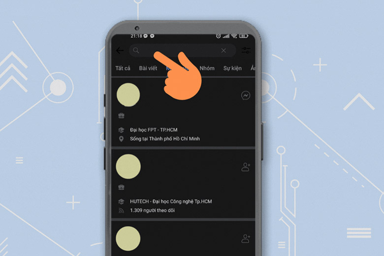 cách tìm facebook