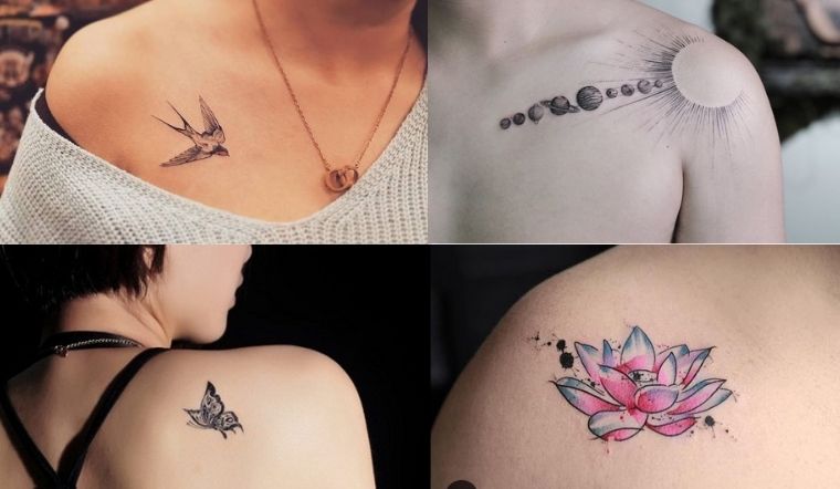Hình xăm nữ hình chim én cho sự may mắn cho nữ giới