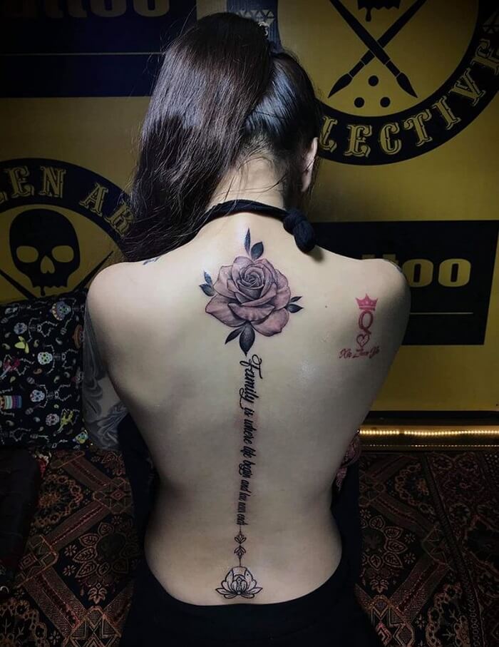 Hình xăm mini giữa lưng dành cho  Clown Tattoo Studio  Facebook