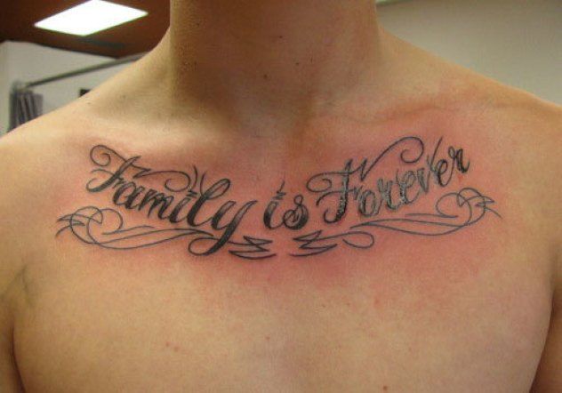 Hình Xăm Family Đẹp  Tatto Xăm Chữ Family Is Forerver  Dạy Xăm Môi