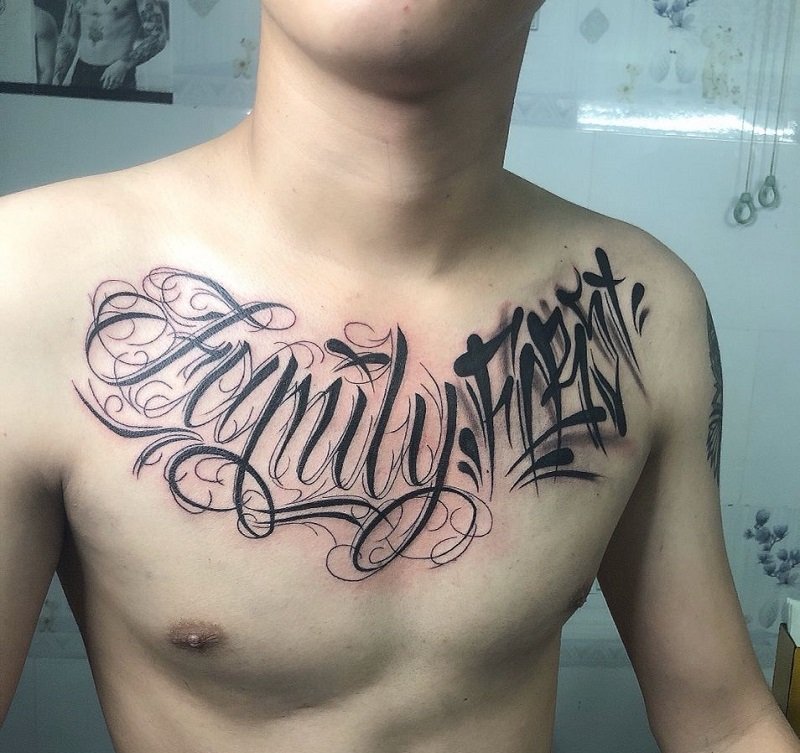 Hình Xăm Chữ FamilyHình Xăm Gia ĐìnhHình Xăm Cha MẹHình Xăm NhỏXăm Tân  Bình