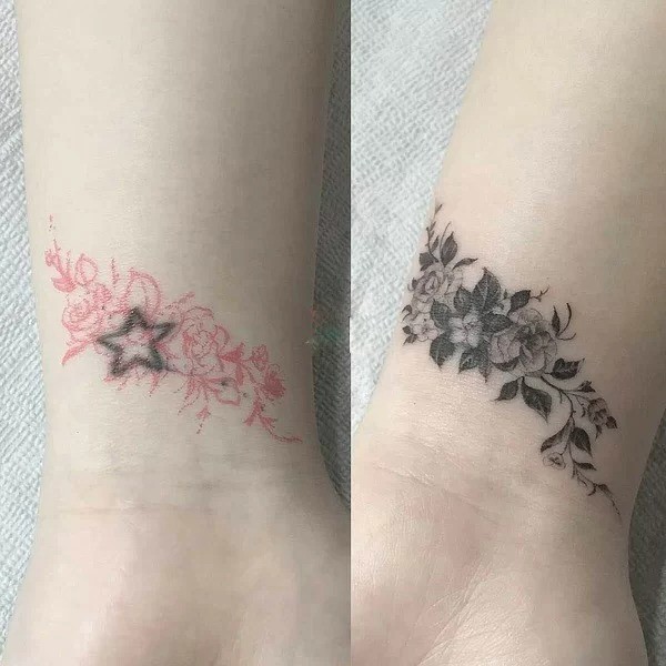 Hình xăm cổ tay đơn giản, hình xăm cổ tay nữ chất