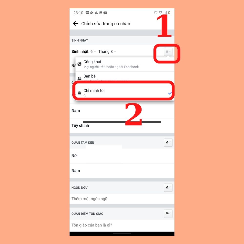 Cách khóa profile trên Android bằng cách thay đổi dữ liệu, bước 3