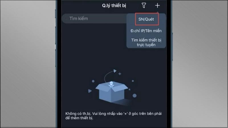 Chọn SN/Quét Chọn SN/Quét