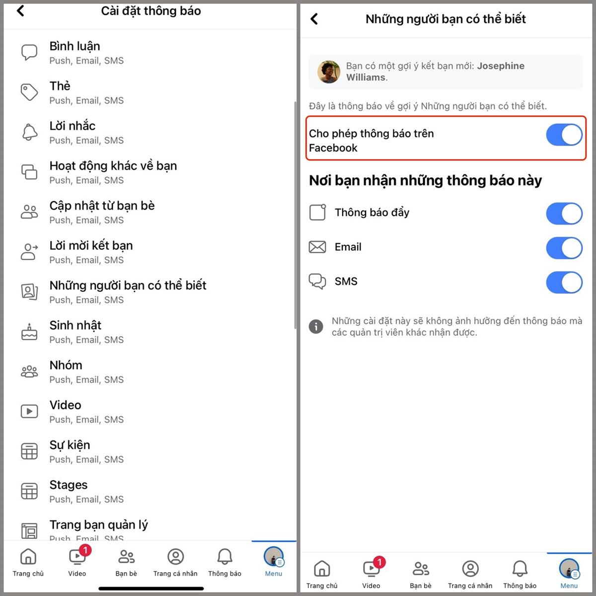 Cách bật, tắt gợi ý kết bạn trên Facebook Cách bật, tắt gợi ý kết bạn trên Facebook