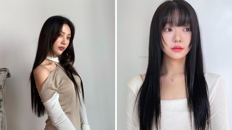 Mẫu Tóc ép thẳng cho ngày tết thêm Xuân