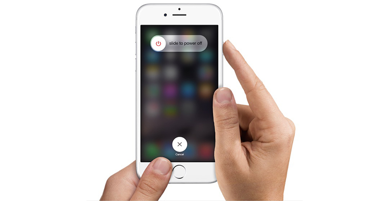 Cách tắt nguồn trên điện thoại iPhone 6s trở về trước