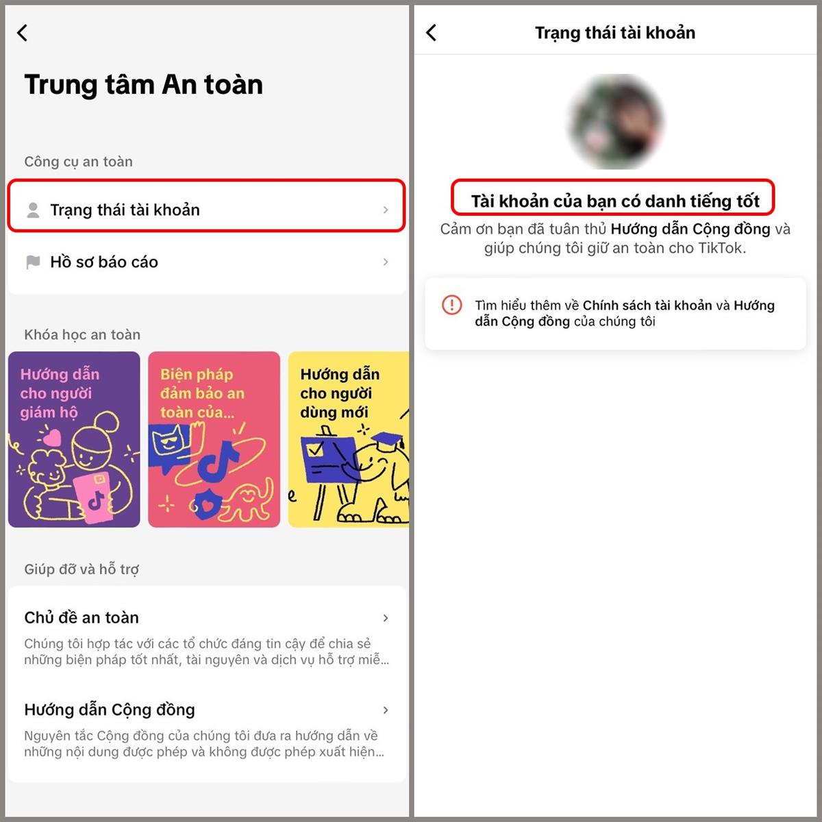Cách kiểm tra vi phạm trên TikTok Cách kiểm tra vi phạm trên TikTok