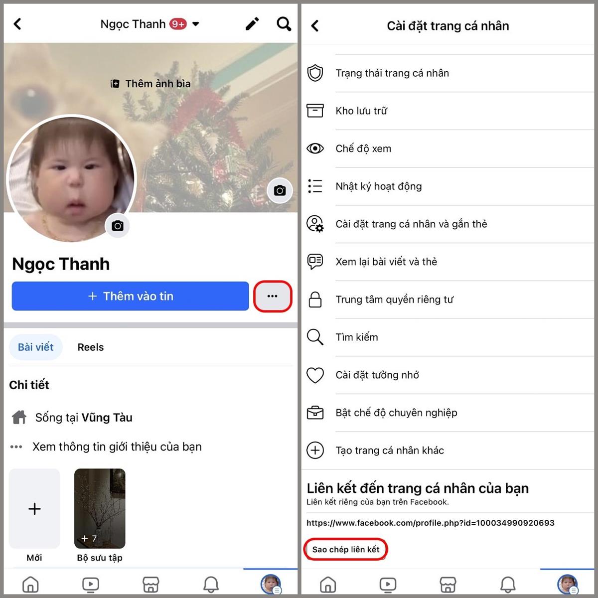 Cách lấy link bài viết, trang cá nhân, fanpage trên Facebook