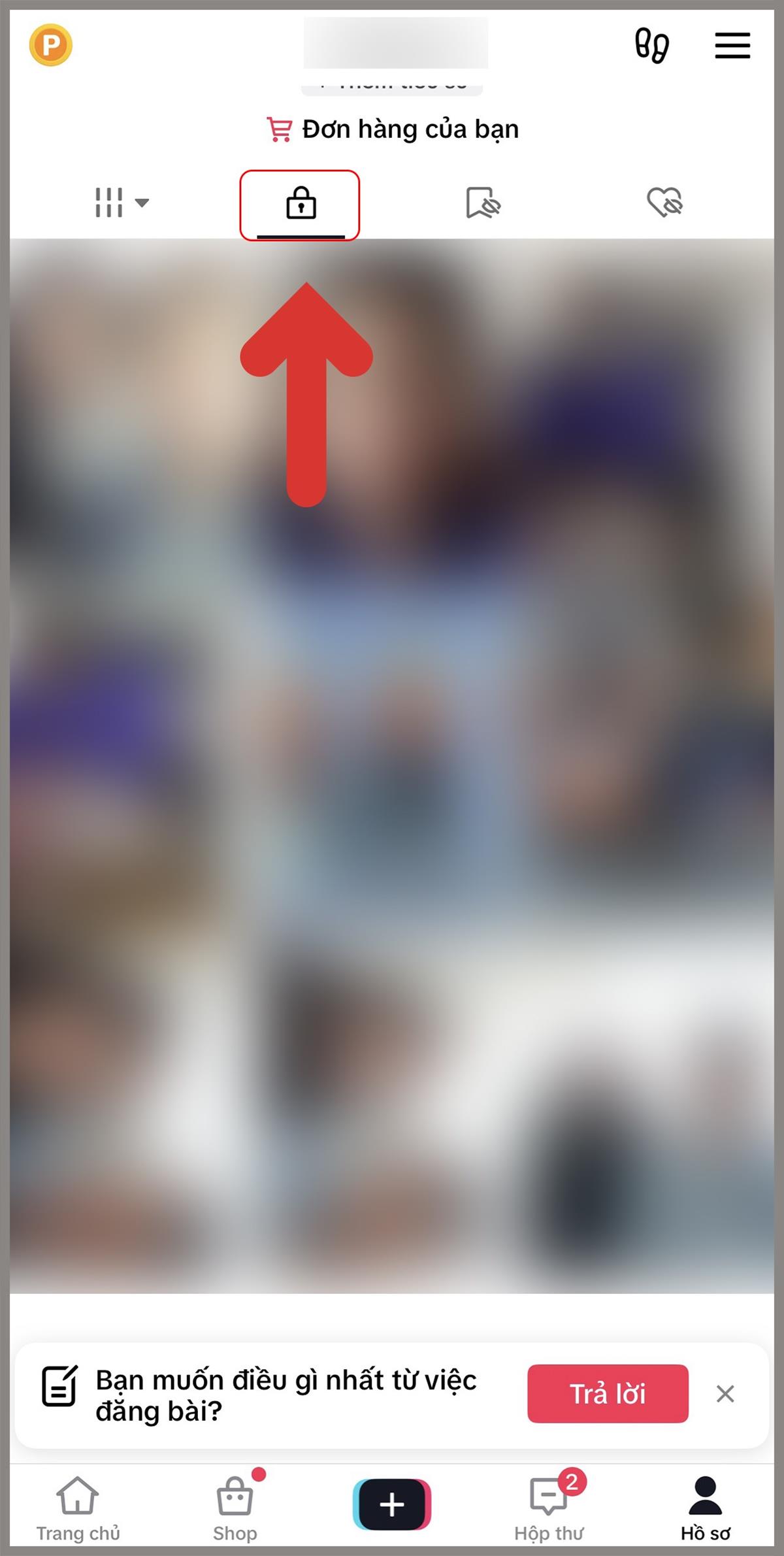 Cách ẩn tất cả video trên TikTok