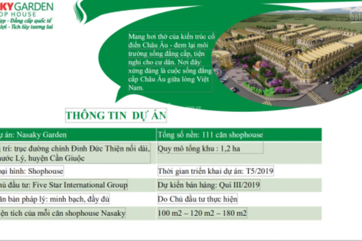 Nasaky Garden Shophouse