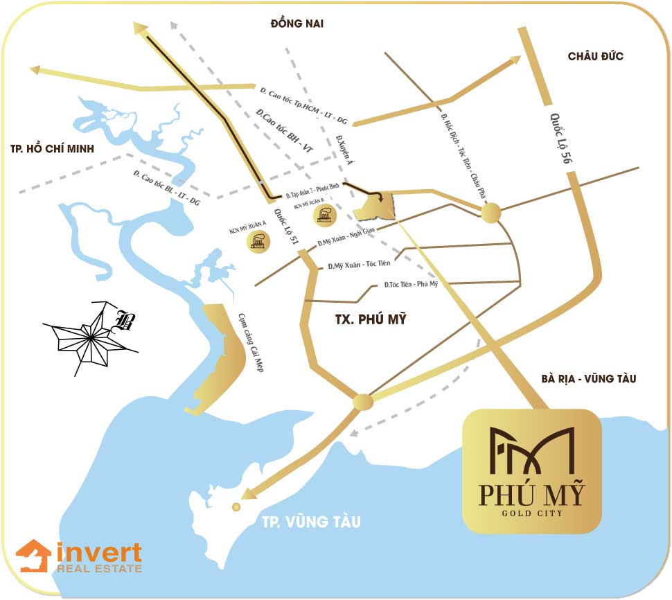 Vị trí dự án Phú Mỹ Gold City