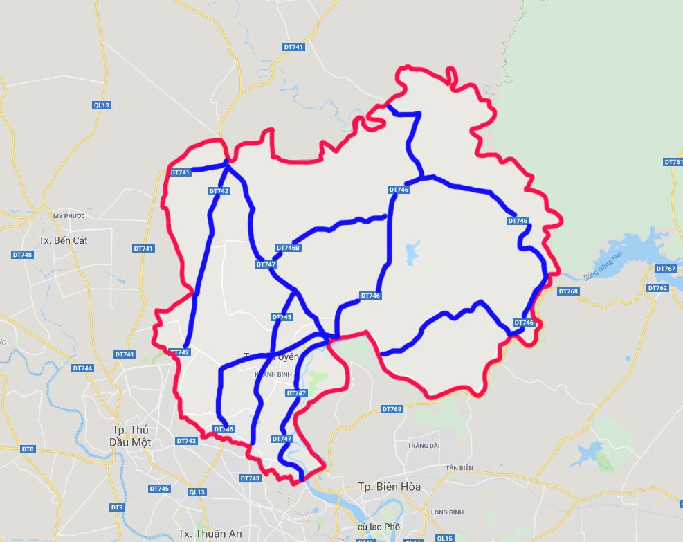 Ví trí Tân Phước Khánh