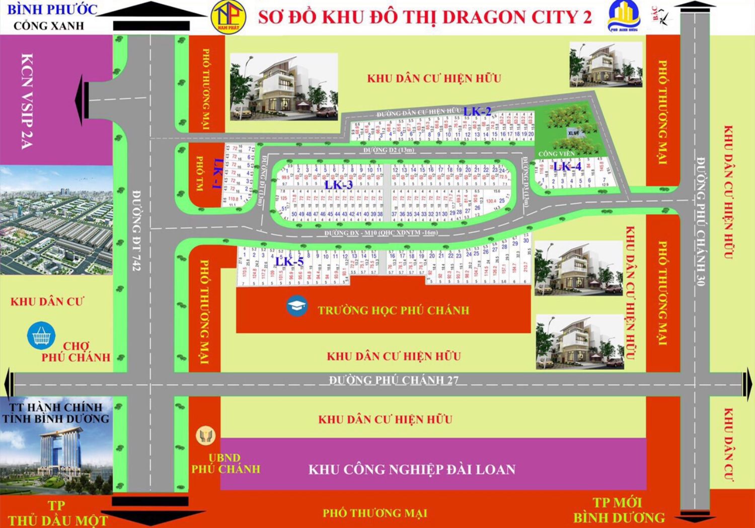 Khu nhà ở Hoàng Lộc - Dragon City 2