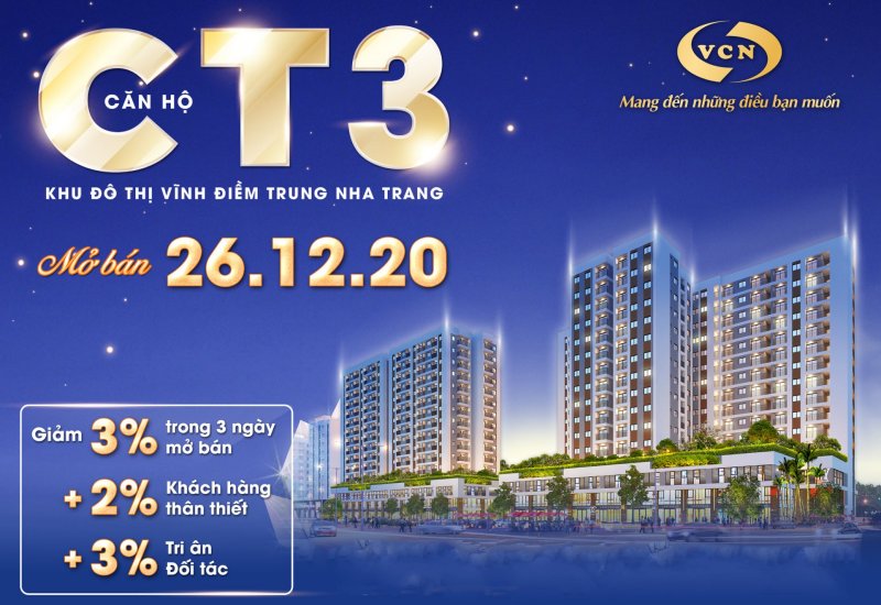 Chung cư CT3 Vĩnh Điềm Trung