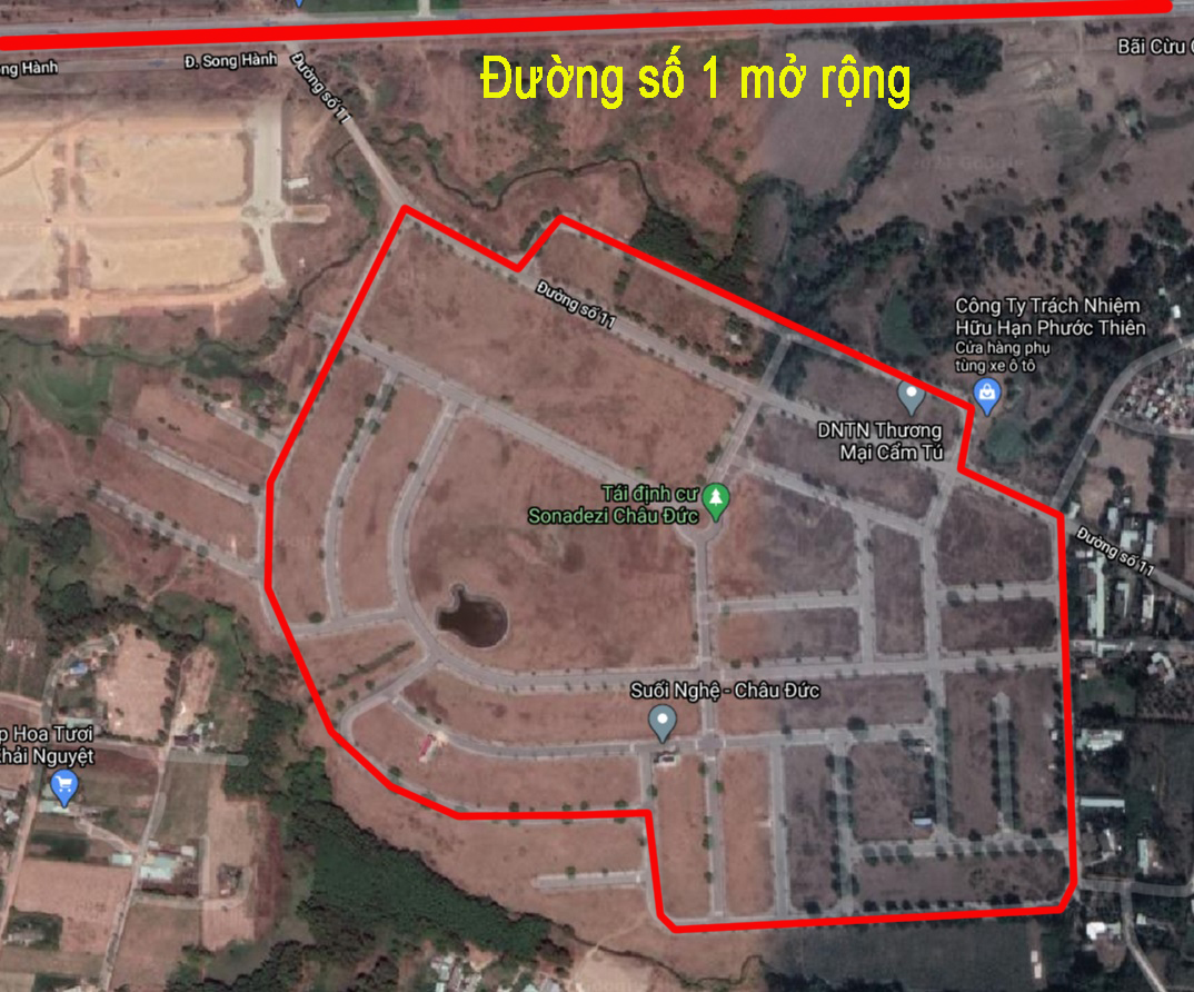 Khu tái định cư Sonadezi Châu Đức