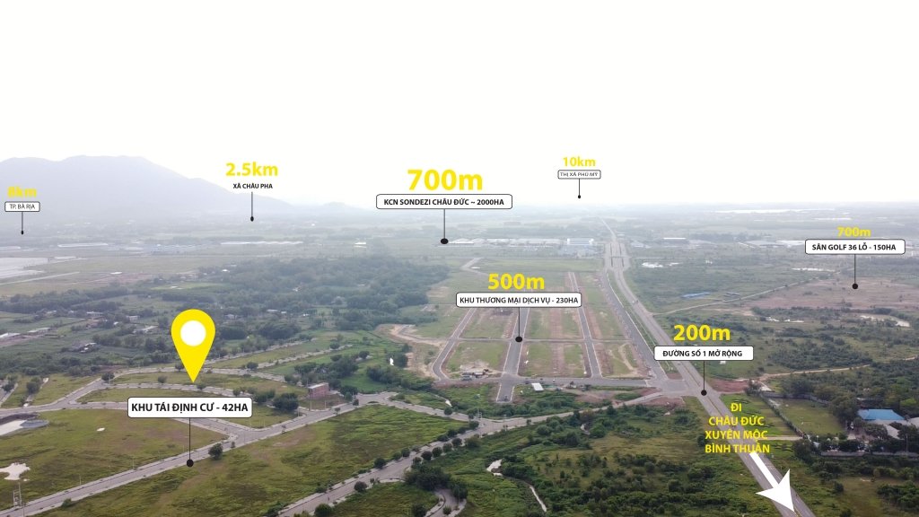 Khu tái định cư Sonadezi Châu Đức