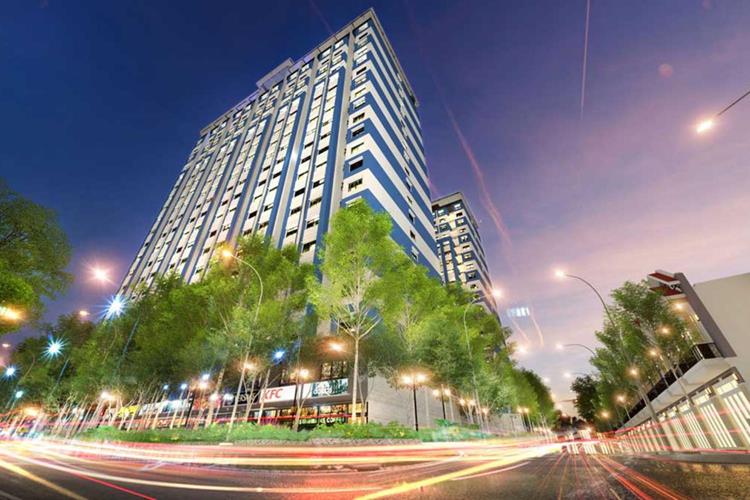 Phối cảnh đường trục chính dự án Bcons Green View