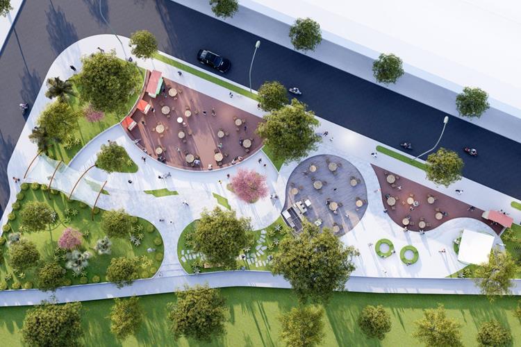 Công viên dự án Đại Phát Mall Town