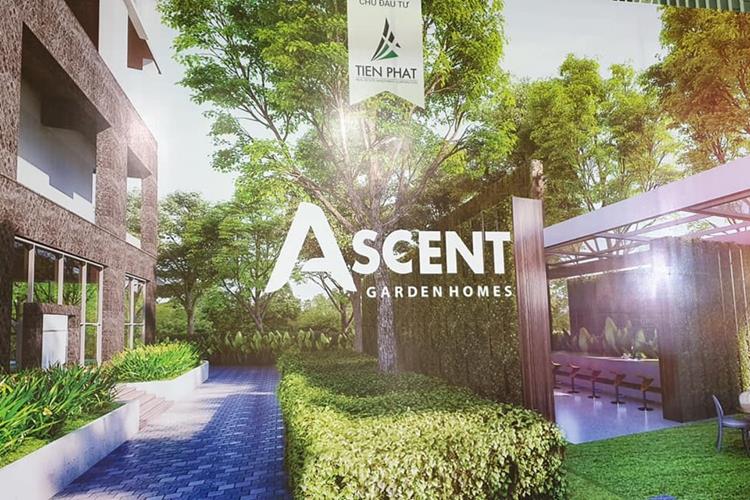 Cổng chính dự án căn hộ Ascent Garden Homes Quận 7