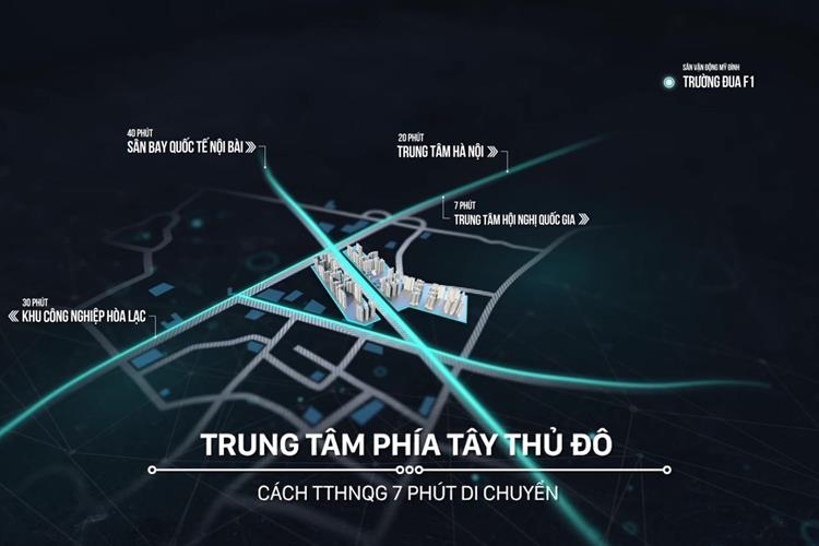 Vị trí dự án chung cư Vinhomes Smart City Tây Mỗ 