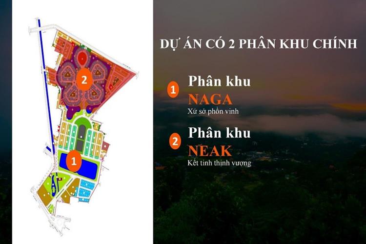 Dự án FLC Heritage Sóc Trăng được chia làm 02 phân khu chính