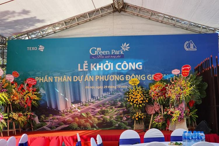 Lễ khởi công dự án chung cư Phương Đông Green Park Hà Nội