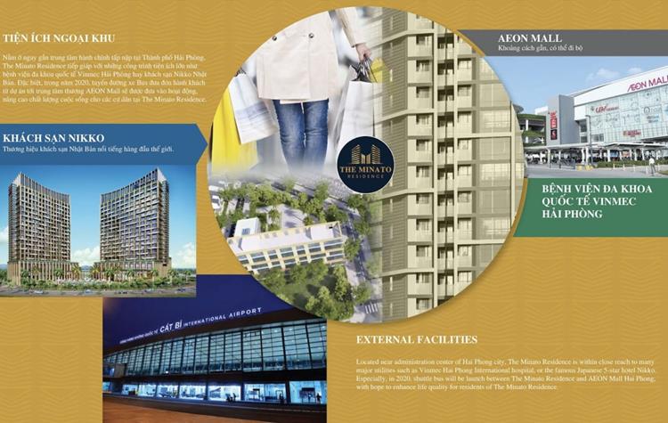 Tiện ích dự án căn hộ The Minato Residence Hải Phòng