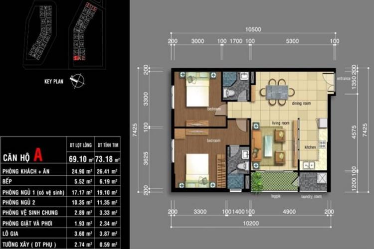 Thiết kế căn A biệt thự Jamona Home Resort Thủ Đức