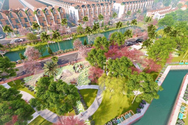 Công viên tại khu dân cư Bảo Lộc Park Hill Lâm Đồng