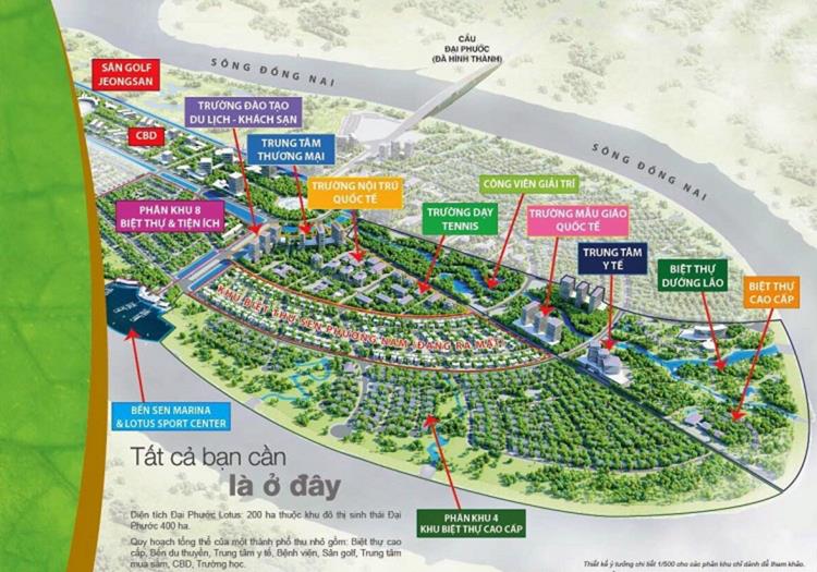 Tiện ích dự án Nam Long Paragon Đại Phước