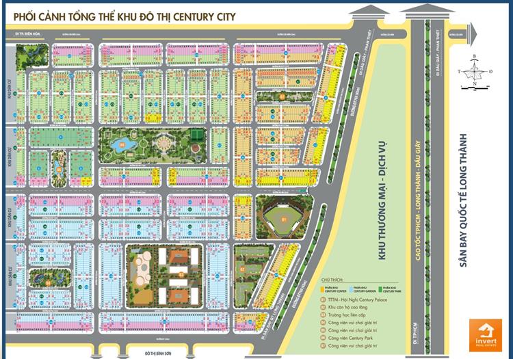 Mặt bằng chính thức dự án Century City 