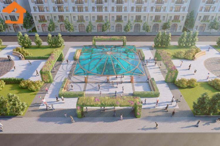 Công viên trung tâm dự án đất nền An Sơn Residence tại Long Điền