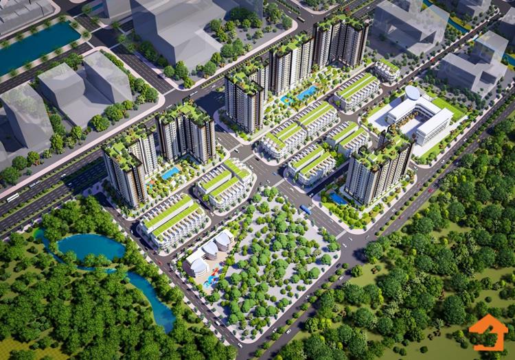 Phối cảnh dự án căn hộ NBB II City Gate 5 Bình Chánh