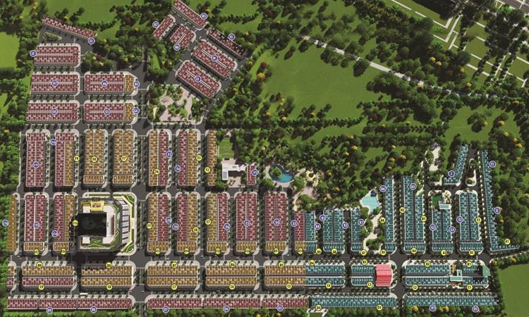 Phối cảnh khu đô thị Thịnh Gia