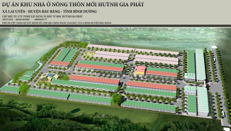 Phối cảnh dự án Huỳnh Gia Residence Bàu Bàng 