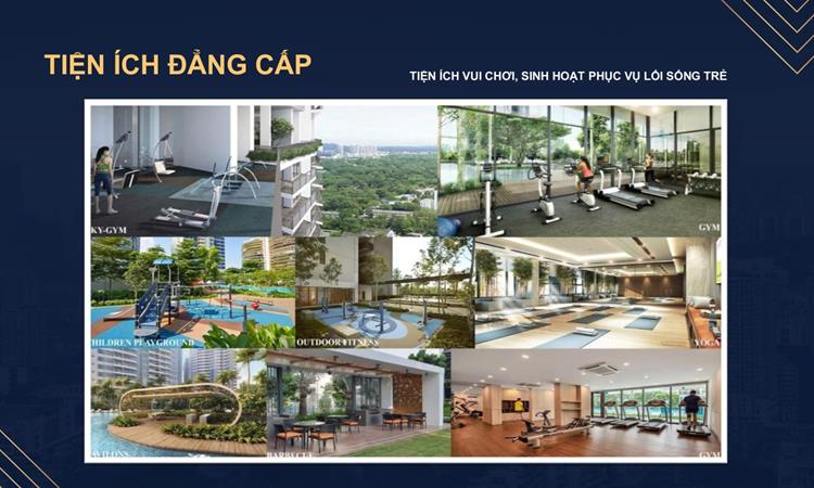 Phối cảnh tiện ích khu vui chơi, sinh hoạt cộng đồng