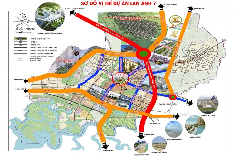 Vị trí dự án Khu dân cư Lan Anh 7 